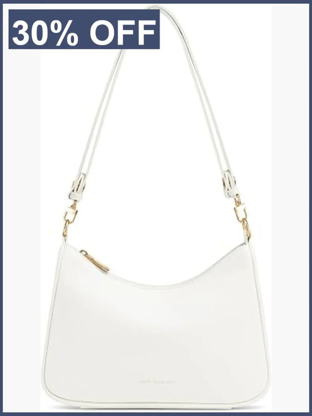 Faux Leather Hobo Shoulder Bag Adjustable Crossbody Purse